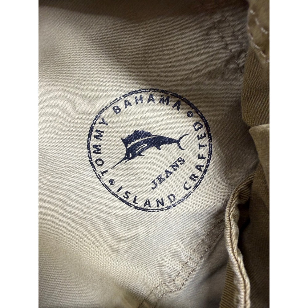 Tommy Bahama Island Crafted Mens 34x34 Khaki Tan Straight Leg Pants - Picture 7 of 9